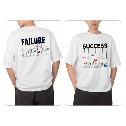 success and failure tshirt is live